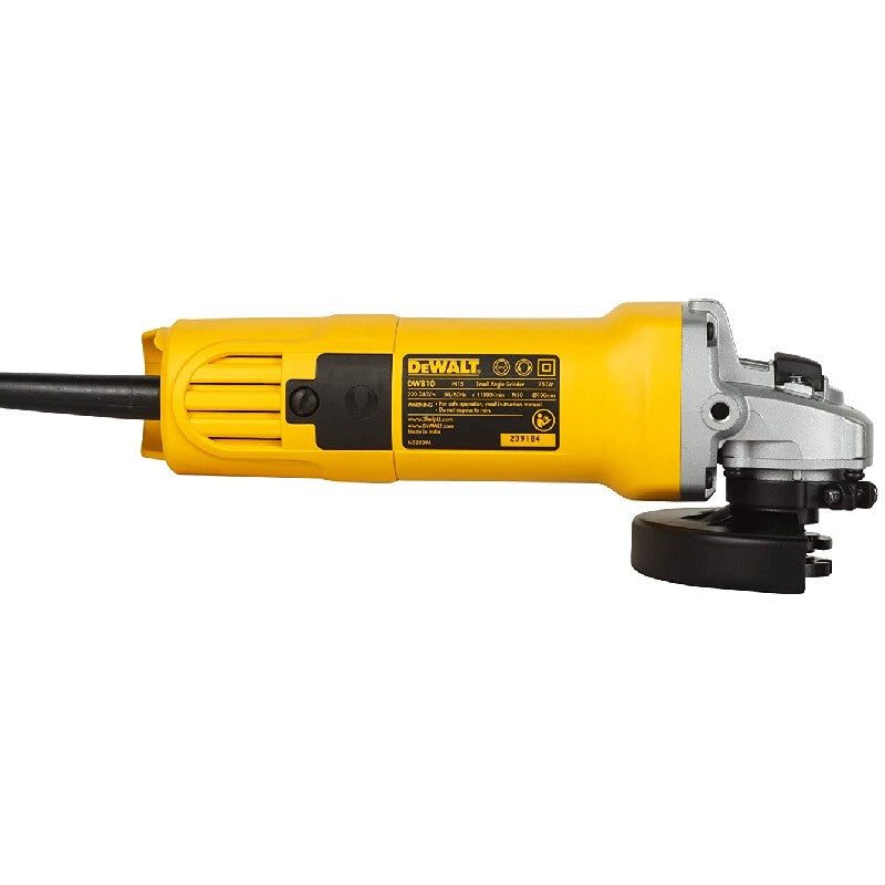 Dewalt 750W, 100mm 11000 rpm Angle Grinder (DW810-IN)