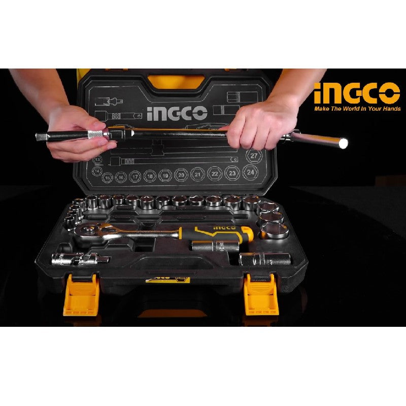 Ingco 25 Pcs 1/2 Socket Set