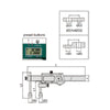 Insize Digital Offset Centerline caliper - 1192