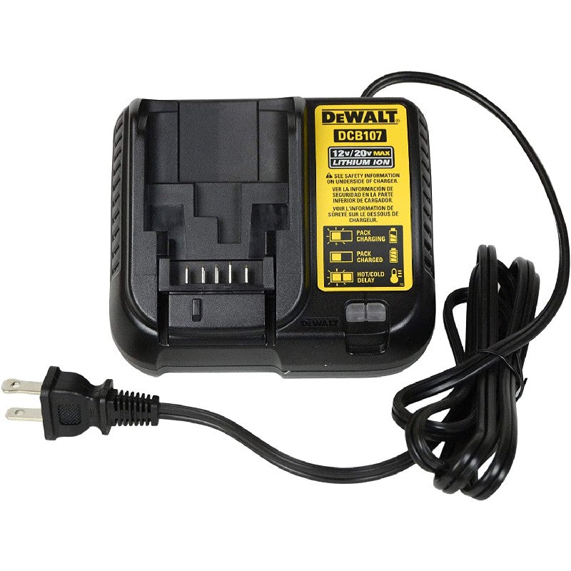Dewalt High-performance Compact Charger 10.8-18V (DCB107-B1)