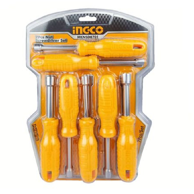Ingco 7 Pcs Nut Screwdriver Set