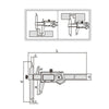 Insize Digital Offset Caliper - 1186