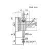 Insize Compact Dial Indicator 5MM - 2311