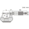 Insize Spherical Anvil Tube Micrometer (Double Ball) - 3260