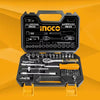 Ingco 45 Pcs 1/4 Socket Set