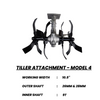 Orezen 28 Mm Tiller Attachment Model 4