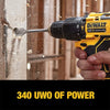 Dewalt 18V Brushless Compact Hammer Drill Driver 1.5Ah Battery (DCD709S2T-QW)