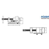 Nicon Precision Tool Maker Sine Vice Screw Type N-168s