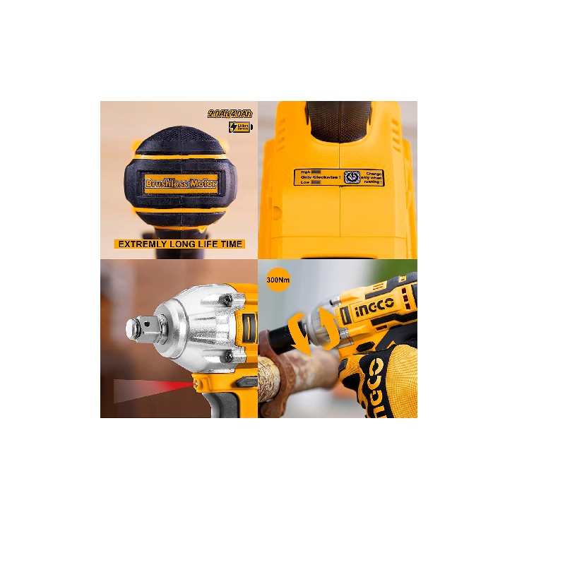 Ingco Lithium-Ion impact wrench