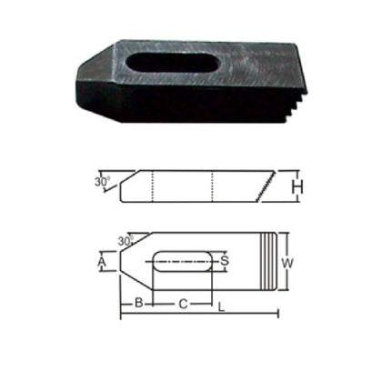 Nicon Stepped Strap Clamp N-753