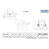 Nicon Self Centering Vice Fixed Base N-158p