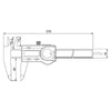 Insize Plastic Digital Caliper - 1139