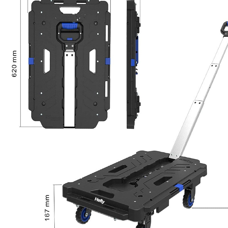 Hefty High-Durable FW-99HA Foldable Platform Dolly 137kg