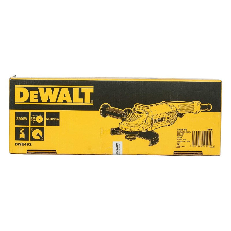 Dewalt  Angle Grinder 2200W, 230mm  (DWE492-IN)