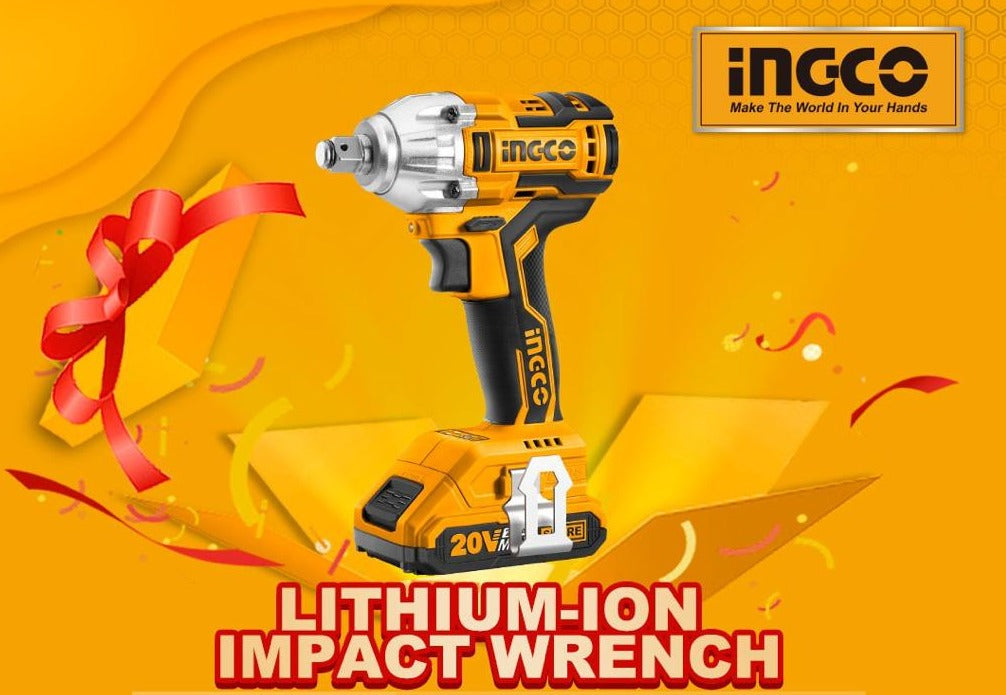 Ingco Lithium-Ion impact wrench